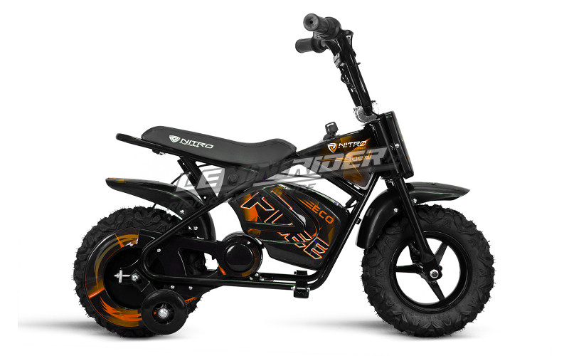 Minimoto électrique enfant 300w Flee 24V - orange Pocket Bike & Pocket Quad