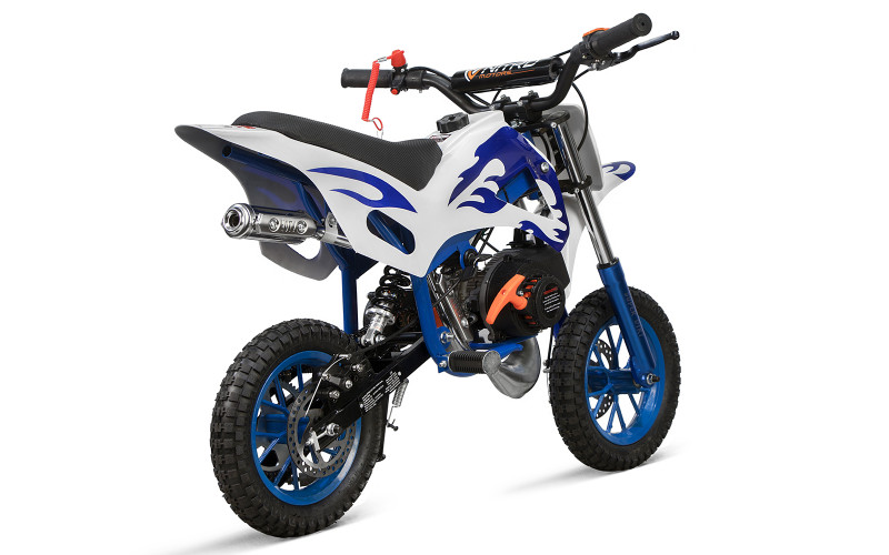 Pocket bike cross CRX 49cc - bleu / blanc