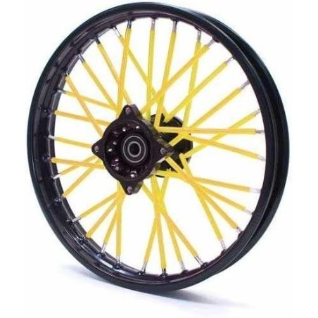 Pièces détachées Dirt bike, Pit bike Rayons Jaune - Spoke Skins Spoke Skins