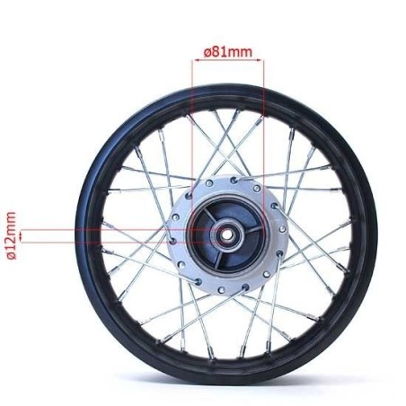 Pièces détachées Dirt bike, Pit bike Jantes 10" arrière tambour LMR PARTS
