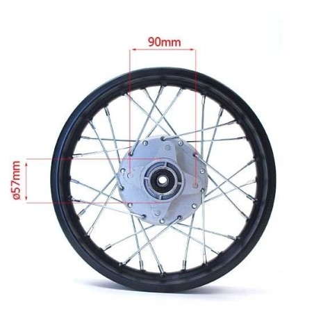 Pièces détachées Dirt bike, Pit bike Jantes 10" arrière tambour LMR PARTS