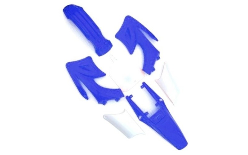 Pièces détachées Dirt bike, Pit bike Kit plastique AGB - Bleu LMR PARTS