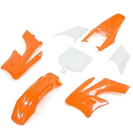 Pièces détachées Dirt bike, Pit bike Kit plastique AGB - Orange LMR PARTS