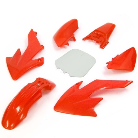 Pièces détachées Dirt bike, Pit bike Kit plastique CRF50 - Rouge LMR PARTS