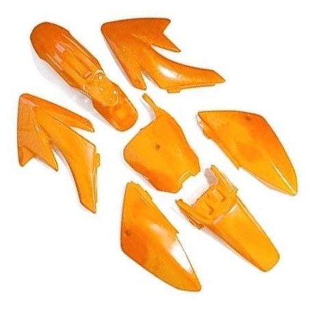 Pièces détachées Dirt bike, Pit bike Kit plastique CRF70 - Orange LMR PARTS