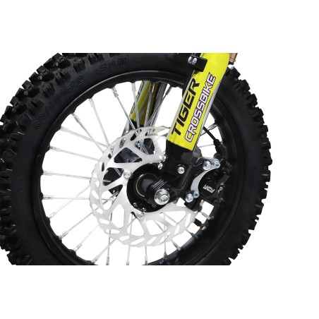 Dirt bike électrique enfant TX 1100w 10/12" - jaune - LeMiniRider