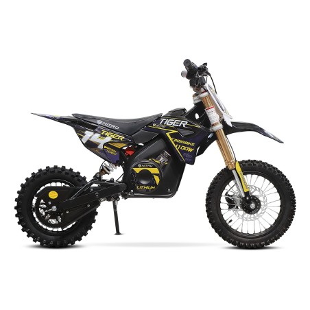 Dirt bike électrique enfant TX 1100w 10/12" - jaune - LeMiniRider