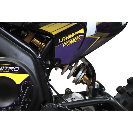 Dirt bike électrique enfant TX 1100w 10/12" - jaune - LeMiniRider