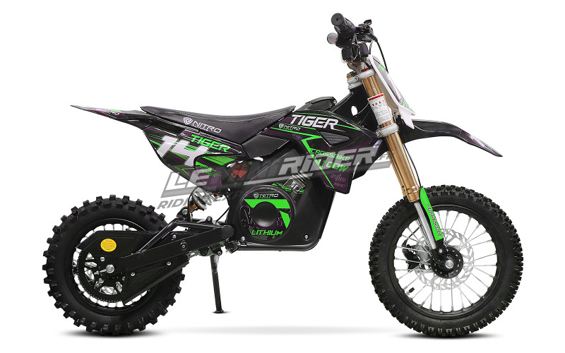 Dirt bike électrique enfant TX 1100w 10/12" - vert