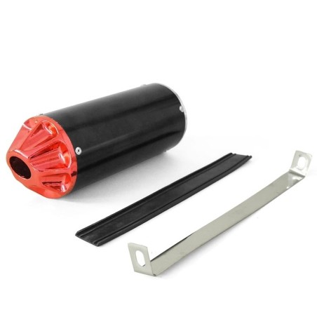 Pièces détachées Dirt bike, Pit bike Lignes complètes et cartouches CNC - Ã¸32mm - Noir/Rouge LMR PARTS