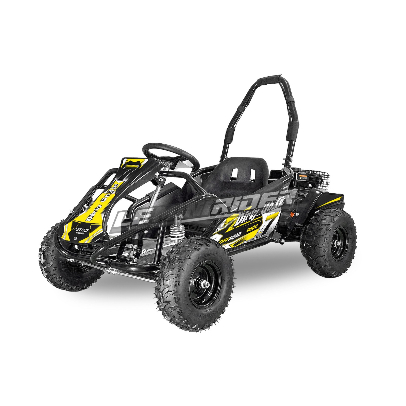 Buggy / Karting, Kart GoRide LMR enfant 100cc - jaune, LeMiniRider