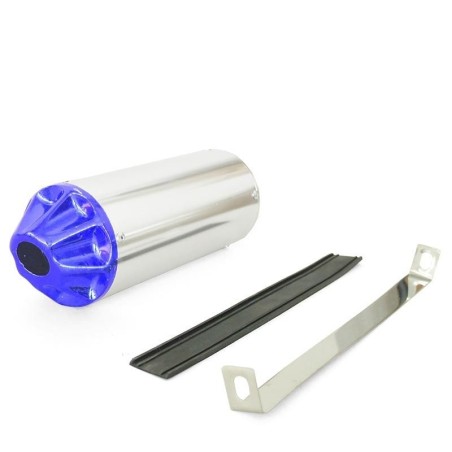 Pièces détachées Dirt bike, Pit bike Lignes complètes et cartouches CNC - Ã¸28mm - Chrome/Bleu LMR PARTS