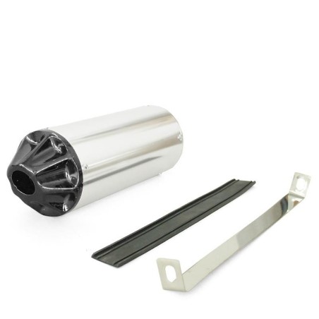 Pièces détachées Dirt bike, Pit bike Lignes complètes et cartouches CNC - Ã¸32mm - Chrome/Noir LMR PARTS