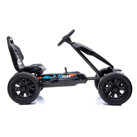 Kart à pédales noir pour enfant