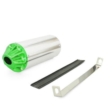 Pièces détachées Dirt bike, Pit bike Lignes complètes et cartouches CNC - Ã¸32mm - Chrome/Vert LMR PARTS