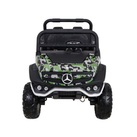 Voiture électrique enfant Mercedes Unimog 12V Militaire, 2 places, 4 moteurs 35w, télécommande parentale 2.4 GHz Voitures éle...