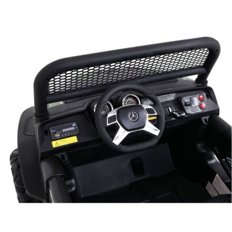 Voiture électrique enfant Mercedes Unimog 12V Militaire, 2 places, 4 moteurs 35w, télécommande parentale 2.4 GHz Voitures éle...