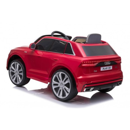 Voiture électrique enfant Audi Q8 12 volts, 2 moteurs 25w, télécommande parentale 2.4 Ghz - rouge Voitures électriques