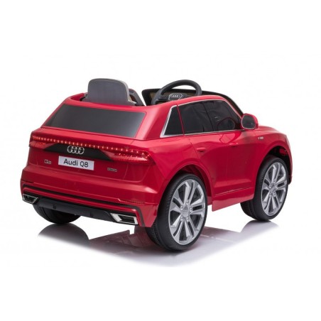 Voiture électrique enfant Audi Q8 12 volts, 2 moteurs 25w, télécommande parentale 2.4 Ghz - rouge Voitures électriques
