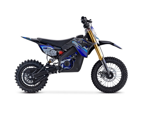 Dirt bike électrique enfant SX1100w 10/12" - bleu