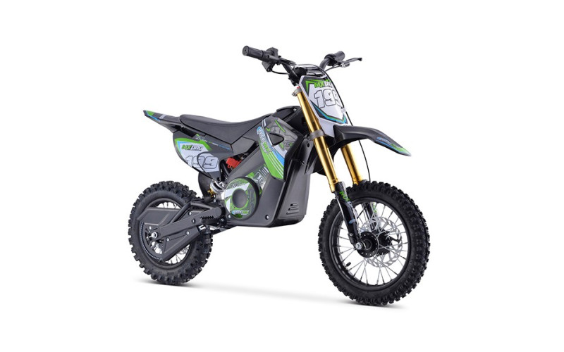 Dirt bike électrique enfant SX1100w 10/12" - bleu