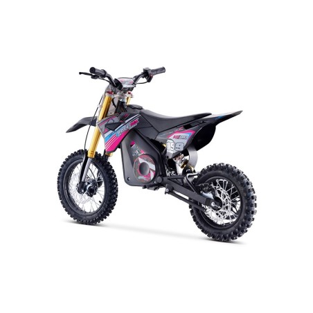 Mini moto électrique 1000W rose 10/12" enfants