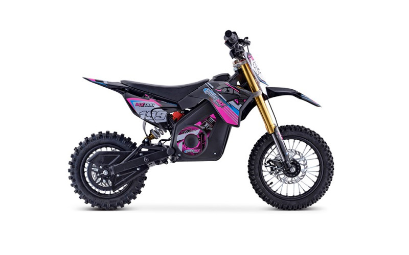 Dirt bike électrique Rose 1000W pour enfants