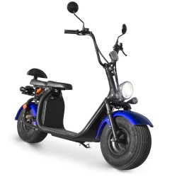 Scooter électrique homologué 2 places Citycoco 1500w - bleu foncé