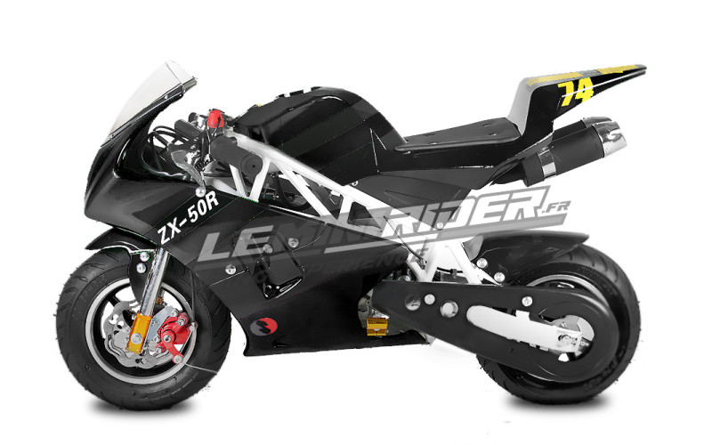 Pocket bike 49cc ZX-50R - noir Pocket Bike & Pocket Quad