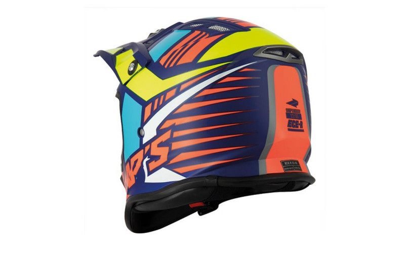 Casque enfant cross XTRM - bleu