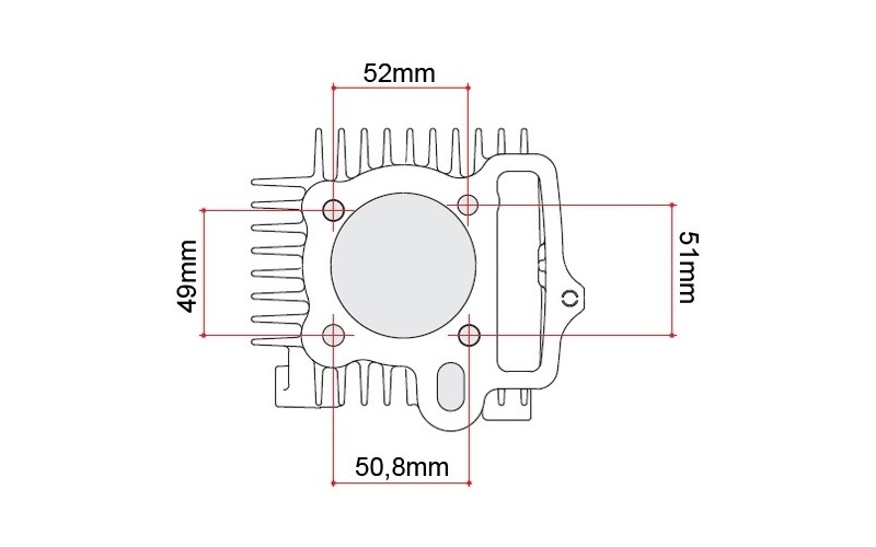 Pièces détachées Cylindre LIFAN 140cc LIFAN