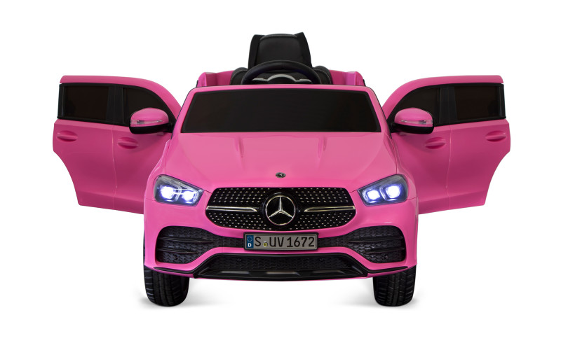 Voiture électrique enfant Mercedes gle 450, 2 moteurs 35w télécommande parentale 2.4 ghz - rose