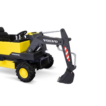 Pelleteuse électrique enfant Volvo Excavator, 2 moteurs 35w, 12V/10Ah, télécommande parentale 2.4Ghz Voitures électriques