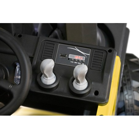 Pelleteuse électrique enfant Volvo Excavator, 2 moteurs 35w, 12V/10Ah, télécommande parentale 2.4Ghz Voitures électriques