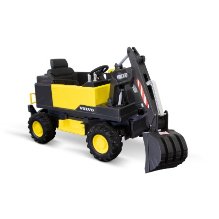 Pelleteuse électrique enfant Volvo Excavator, 2 moteurs 35w, 12V/10Ah, télécommande parentale 2.4Ghz Voitures électriques