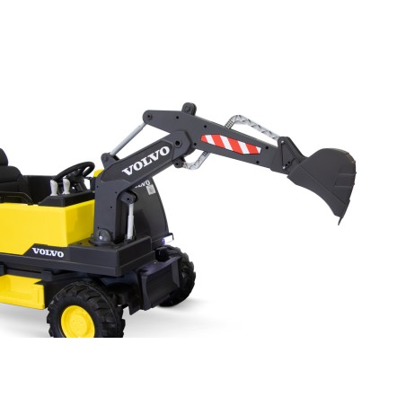 Pelleteuse électrique enfant Volvo Excavator, 2 moteurs 35w, 12V/10Ah, télécommande parentale 2.4Ghz Voitures électriques