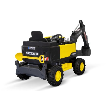 Pelleteuse électrique enfant Volvo Excavator, 2 moteurs 35w, 12V/10Ah, télécommande parentale 2.4Ghz Voitures électriques