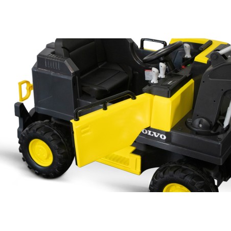 Pelleteuse électrique enfant Volvo Excavator, 2 moteurs 35w, 12V/10Ah, télécommande parentale 2.4Ghz Voitures électriques