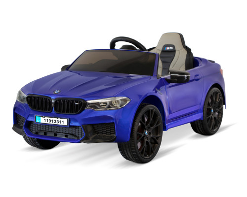 Voiture électrique enfant BMW M5 bleu, 2 moteurs 35w, télécommande parentale 2.4 Ghz