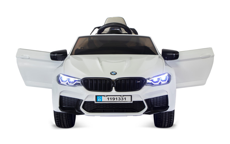 Voiture électrique enfant BMW M5 blanc, 2 moteurs 35w, télécommande parentale 2.4 Ghz Voitures électriques