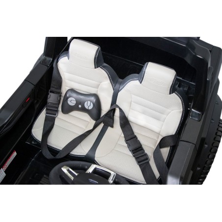 Voiture électrique enfant Ford Super Duty 22V noir, 4 moteurs 45W, télécommande parentale 2.4 Ghz Voitures électriques