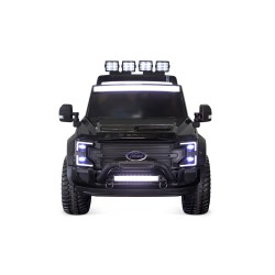 Voiture électrique enfant Ford Super Duty 22V noir, 4 moteurs 45W, télécommande parentale 2.4 Ghz Voitures électriques