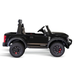 Voiture électrique enfant Ford Super Duty 22V noir, 4 moteurs 45W, télécommande parentale 2.4 Ghz Voitures électriques