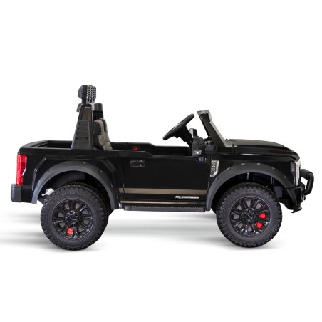 Voiture électrique enfant Ford Super Duty 22V noir, 4 moteurs 45W, télécommande parentale 2.4 Ghz Voitures électriques