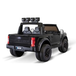 Voiture électrique enfant Ford Super Duty 22V noir, 4 moteurs 45W, télécommande parentale 2.4 Ghz Voitures électriques