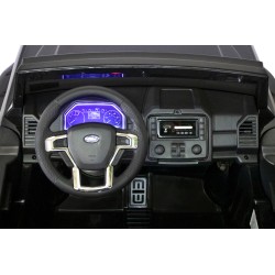 Voiture électrique enfant Ford Super Duty 22V noir, 4 moteurs 45W, télécommande parentale 2.4 Ghz Voitures électriques