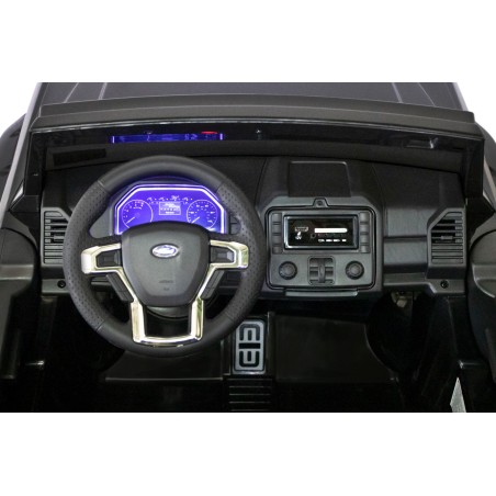 Voiture électrique enfant Ford Super Duty 22V noir, 4 moteurs 45W, télécommande parentale 2.4 Ghz Voitures électriques