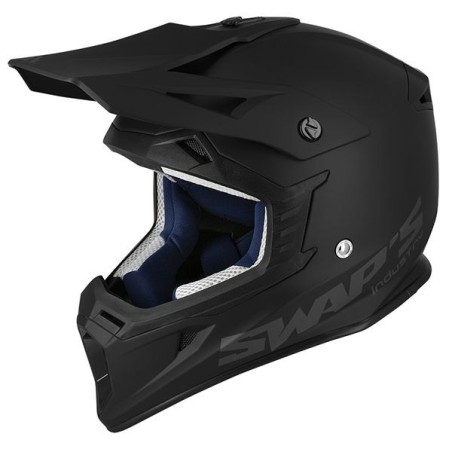 Casque cross adulte swap's s818 black edition LMR