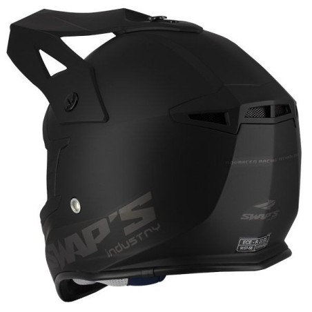 Casque cross adulte swap's s818 black edition LMR