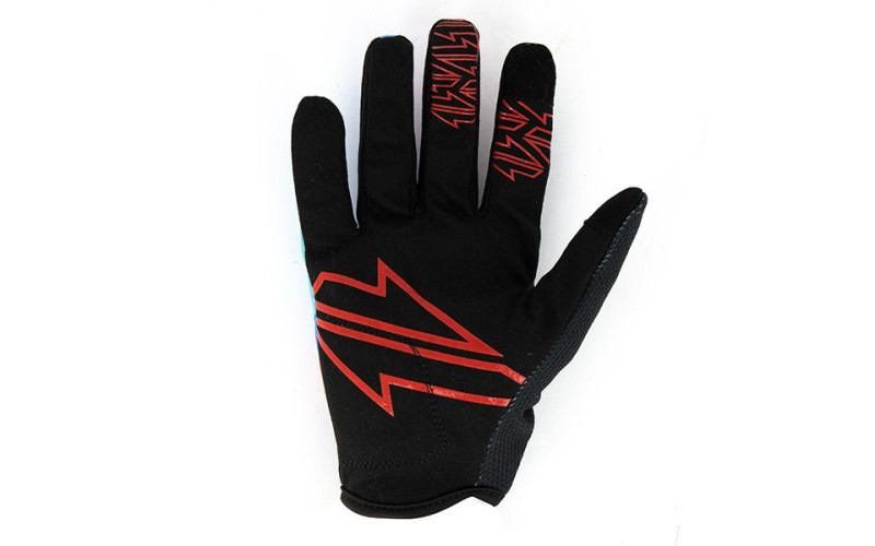 Gants motocross adultes swap's mx cross us bleu/orange/rouge